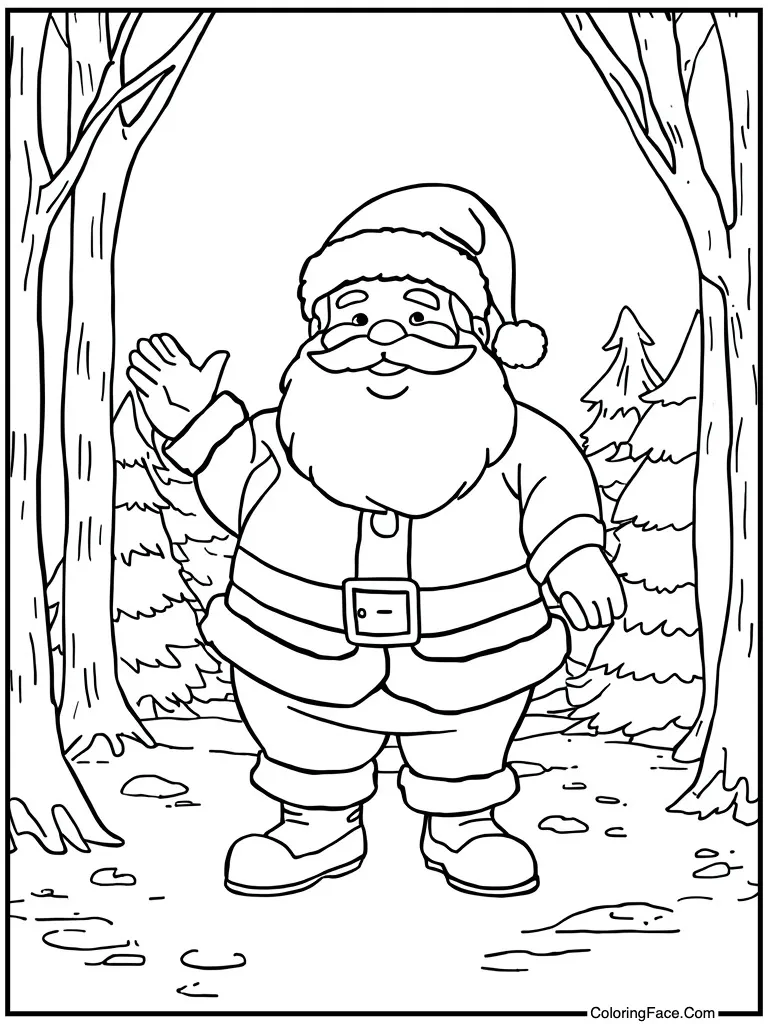 Santa claus red suit