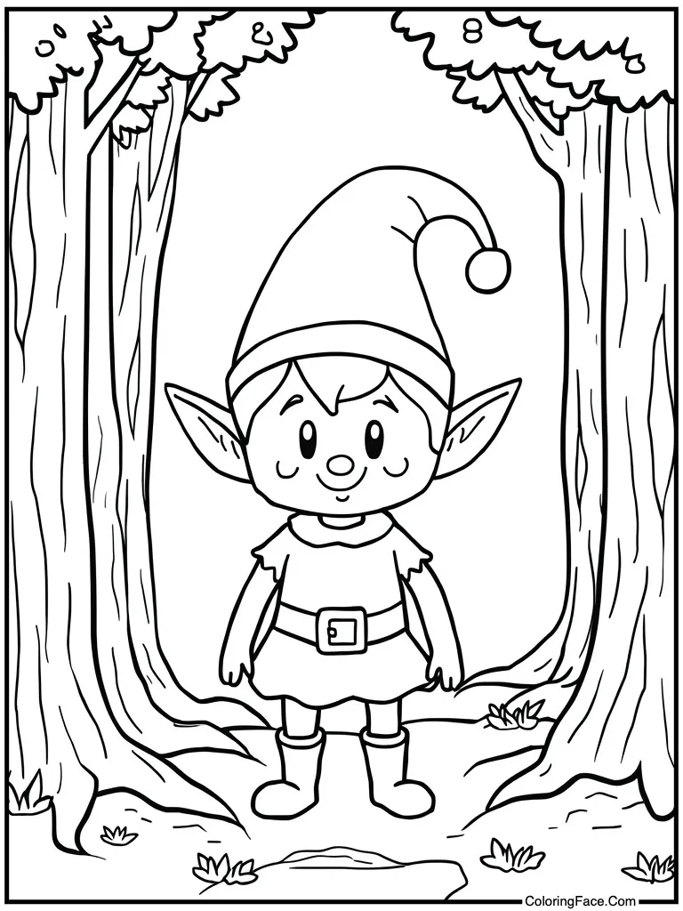 Elf helper green hat