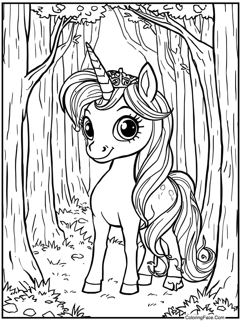 Unicorn princess tiara sparkles