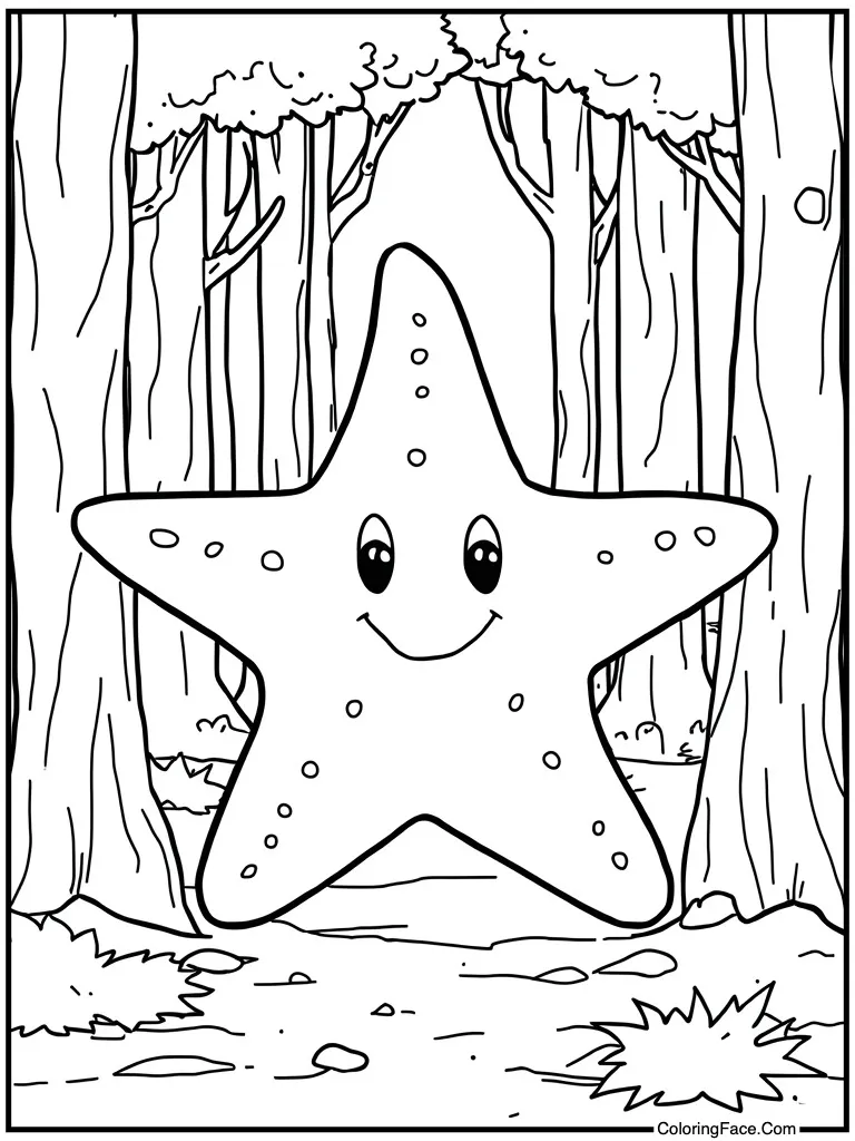 Starfish five points smile