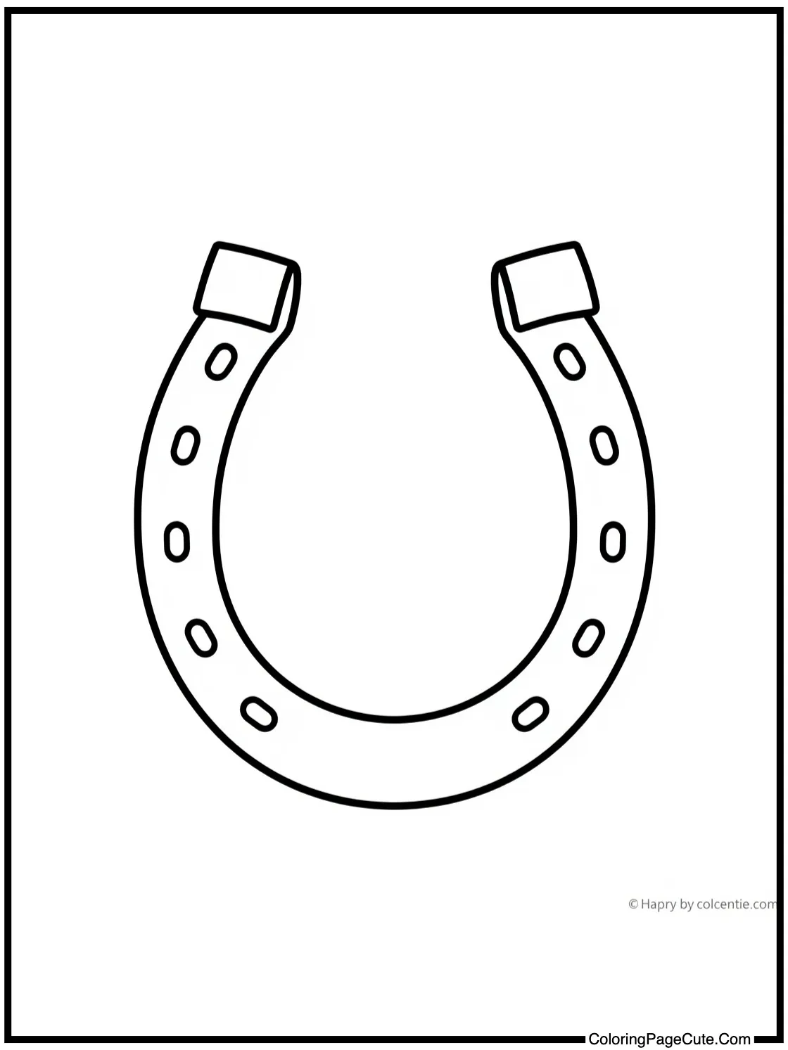 a lucky horseshoe