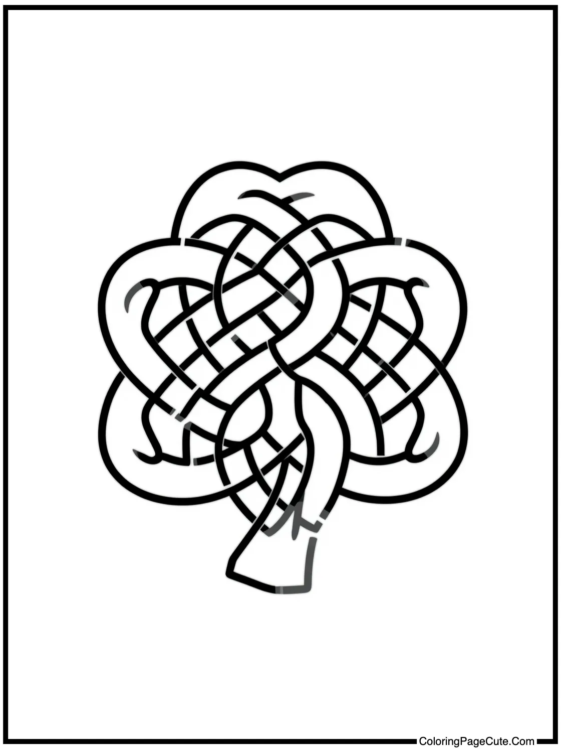 intricate Celtic knot
