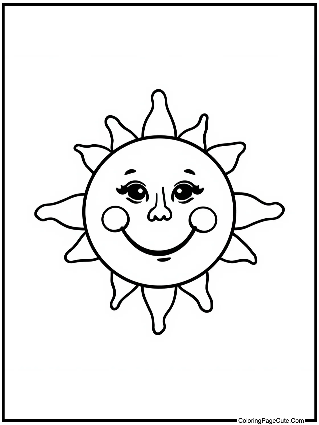 a smiling sun