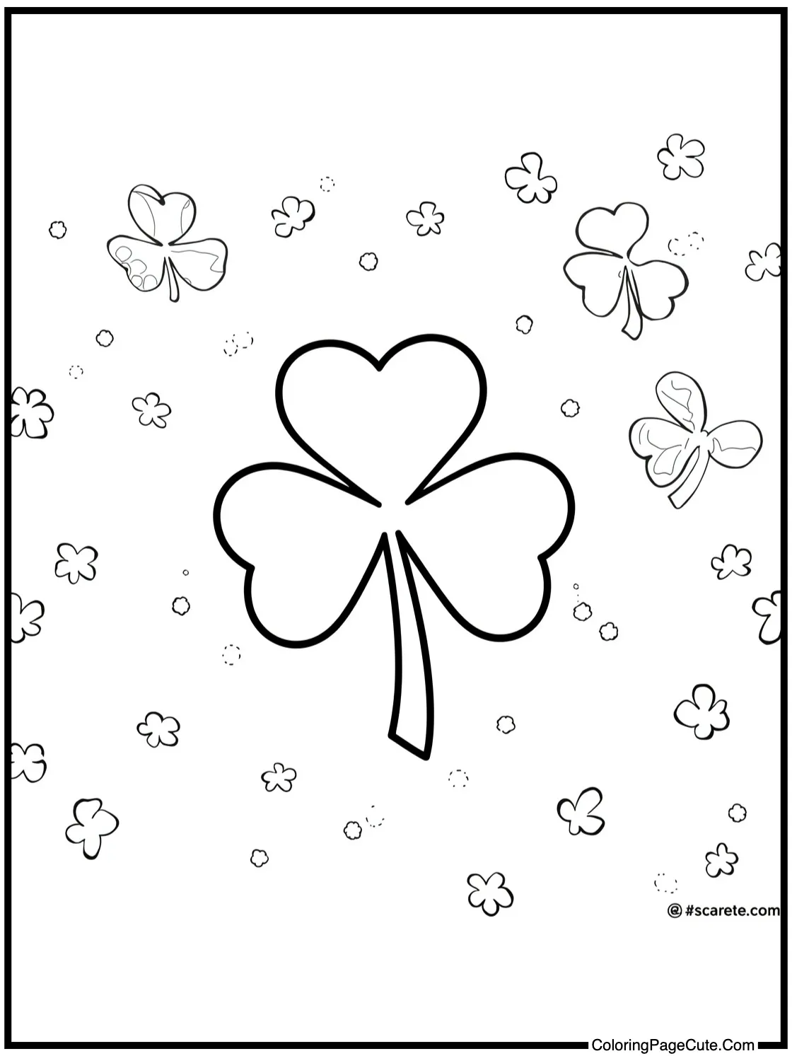 a shamrock pattern