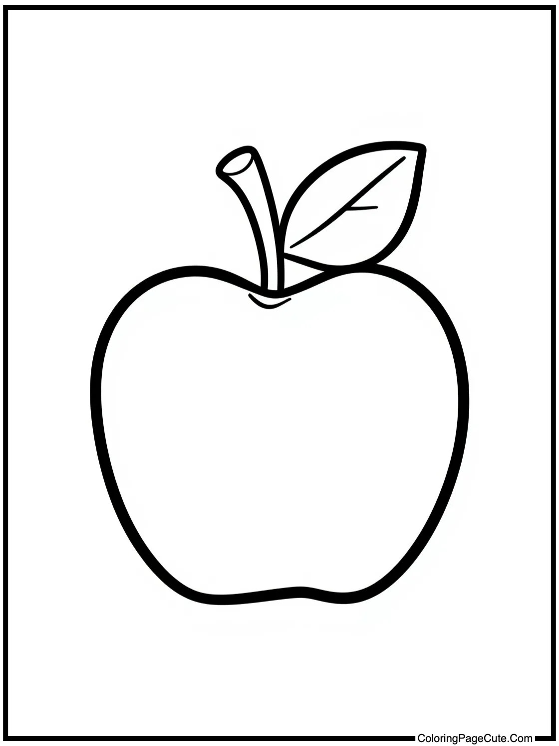 a green apple
