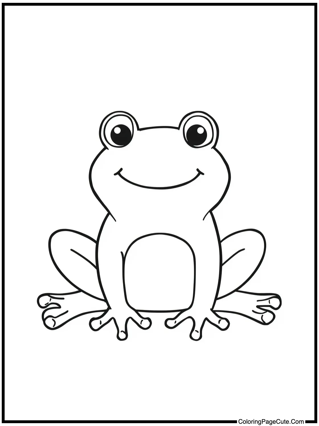 a happy frog