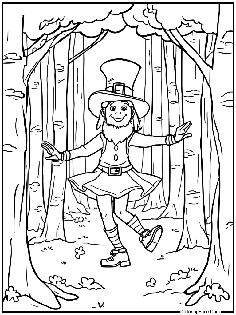 Jig dance happy feet