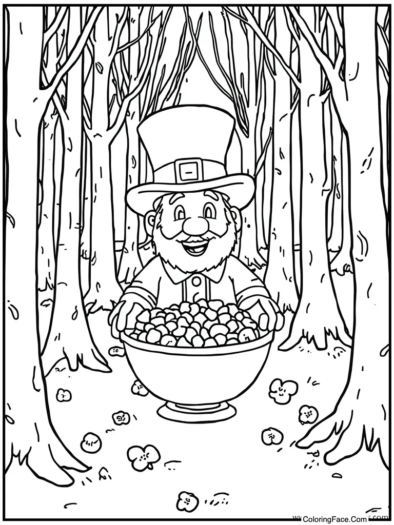 Lucky charm cereal bowl