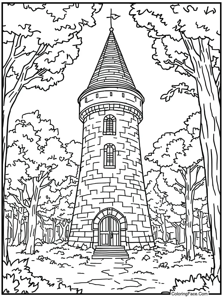 Round tower ancient building