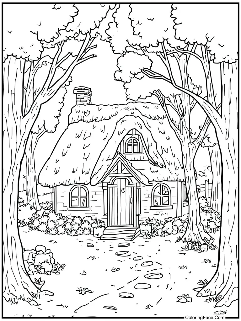 Thatched cottage cozy home