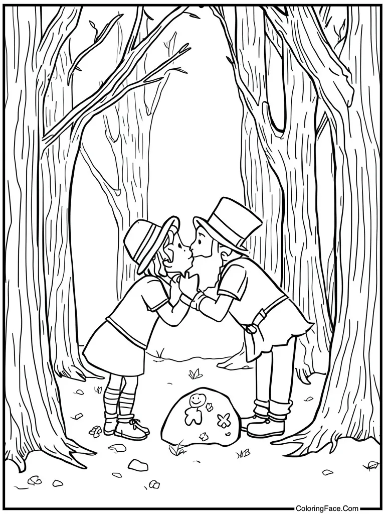 Kissing the lucky stone