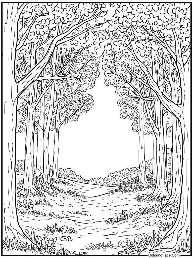 Emerald isle landscape view