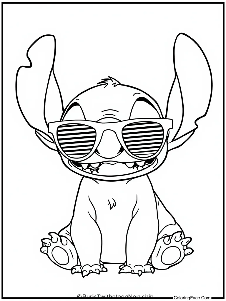 Wearing cool sun glasses