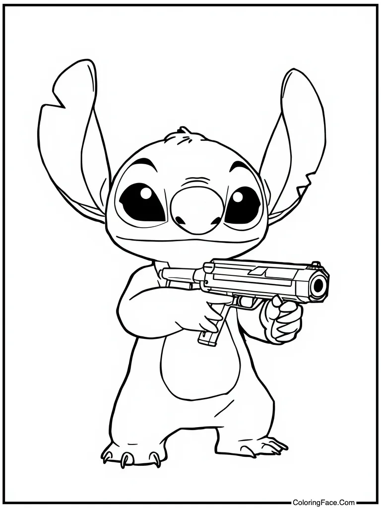 Holding a laser blaster