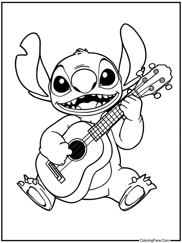 Playing the ukulele loud