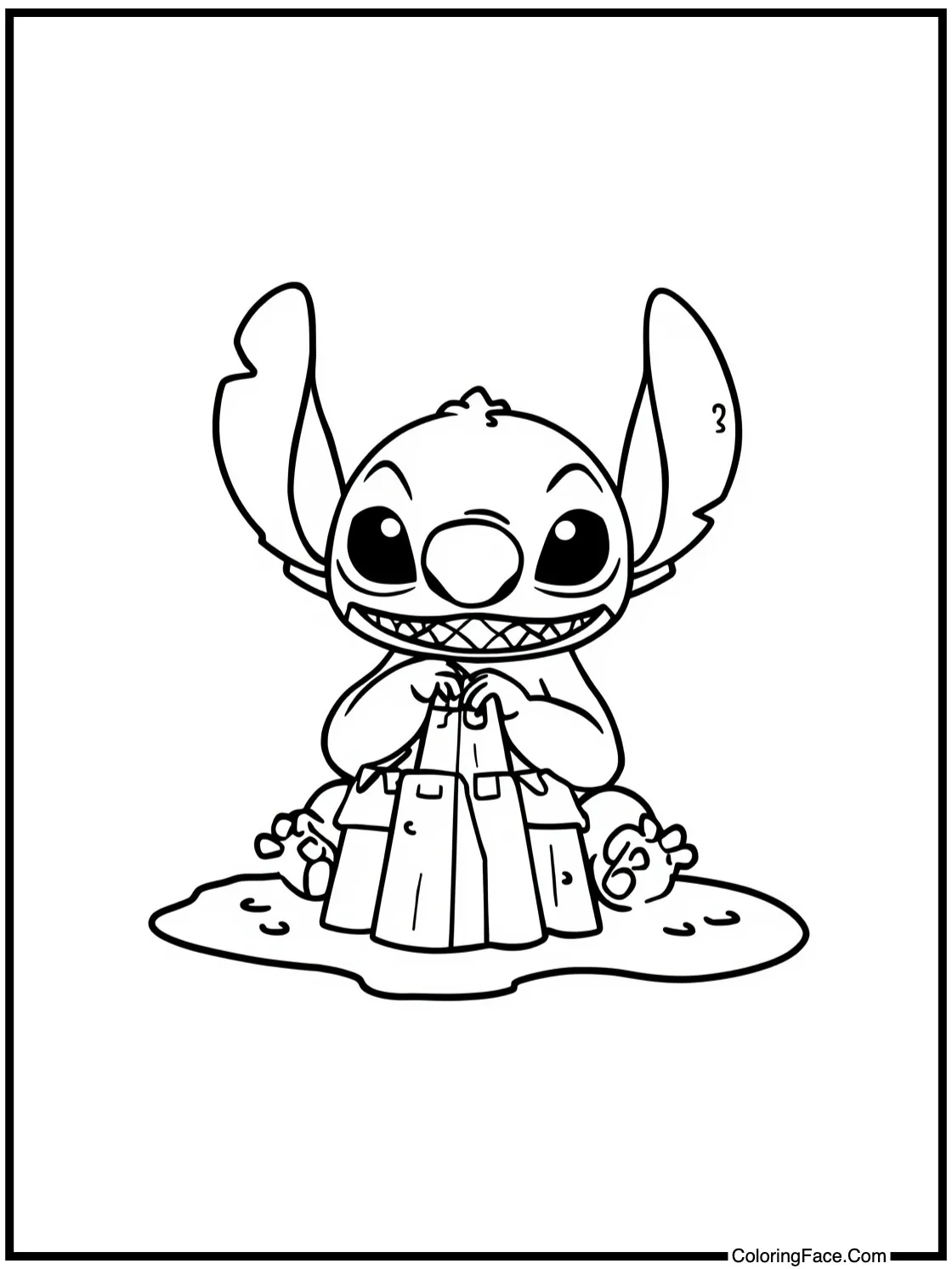 building sandcastles