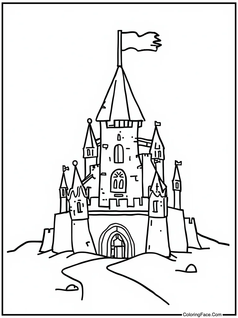 Building a sand castle