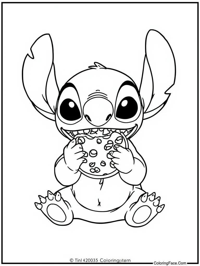 Munching on a cookie