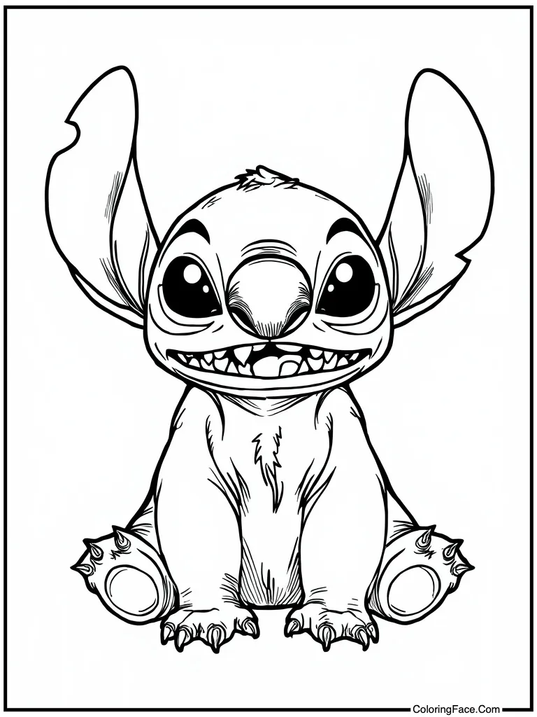 Furry texture detail drawing