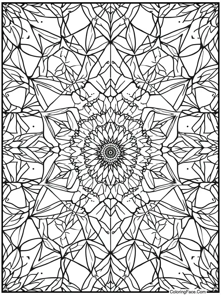 Geometric pattern background design