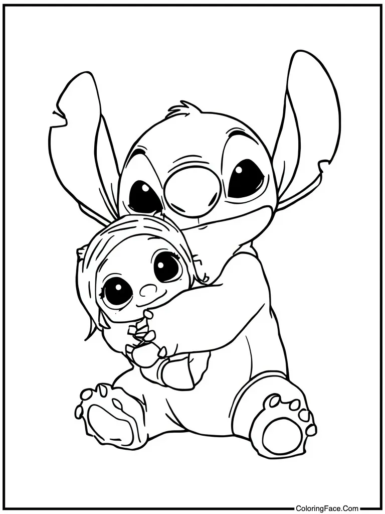 Hugging little doll Scump