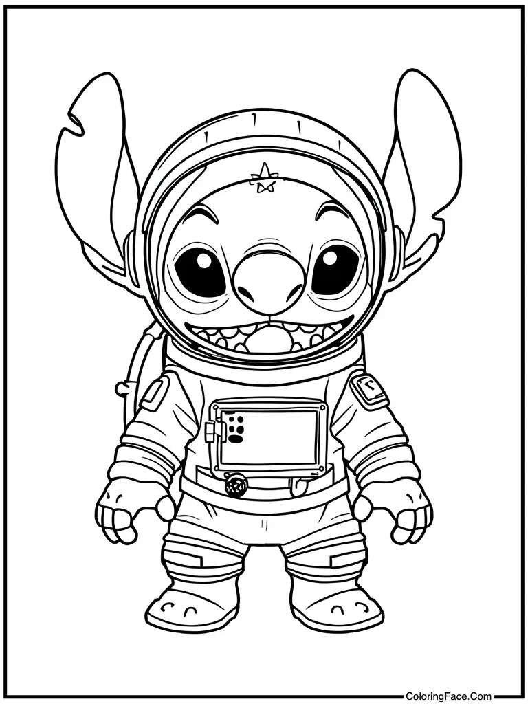 Wearing an astronaut helmet