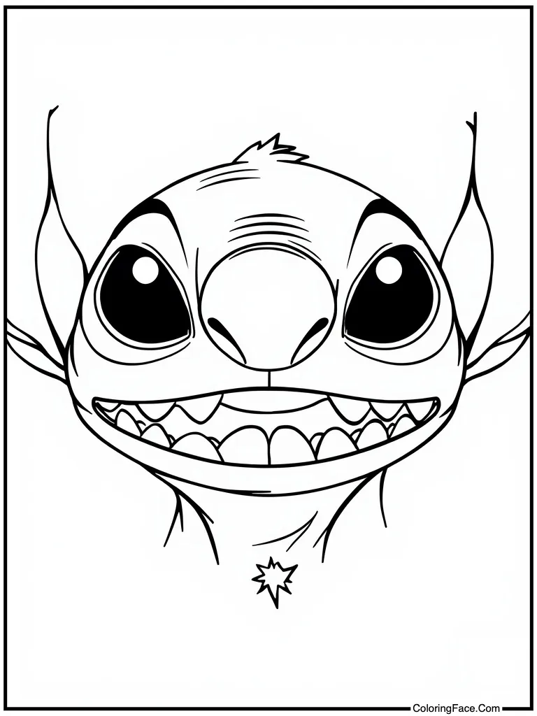 Close up face portrait