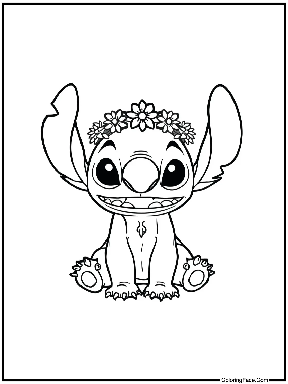 making a flower crown