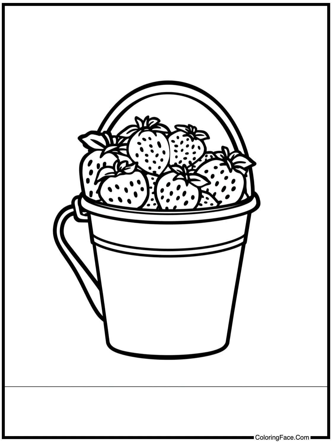 with a watering pail