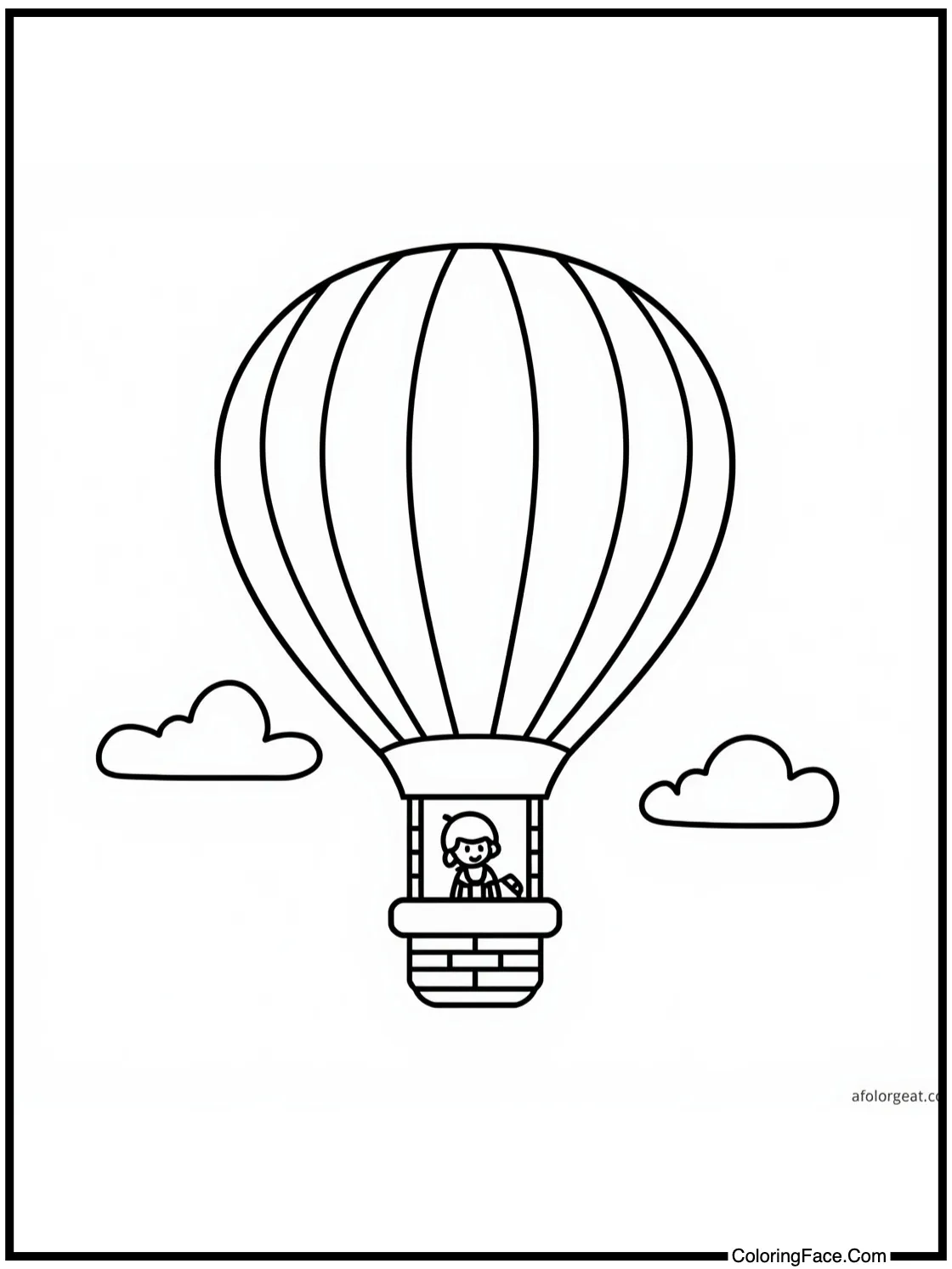Hot air balloon ride