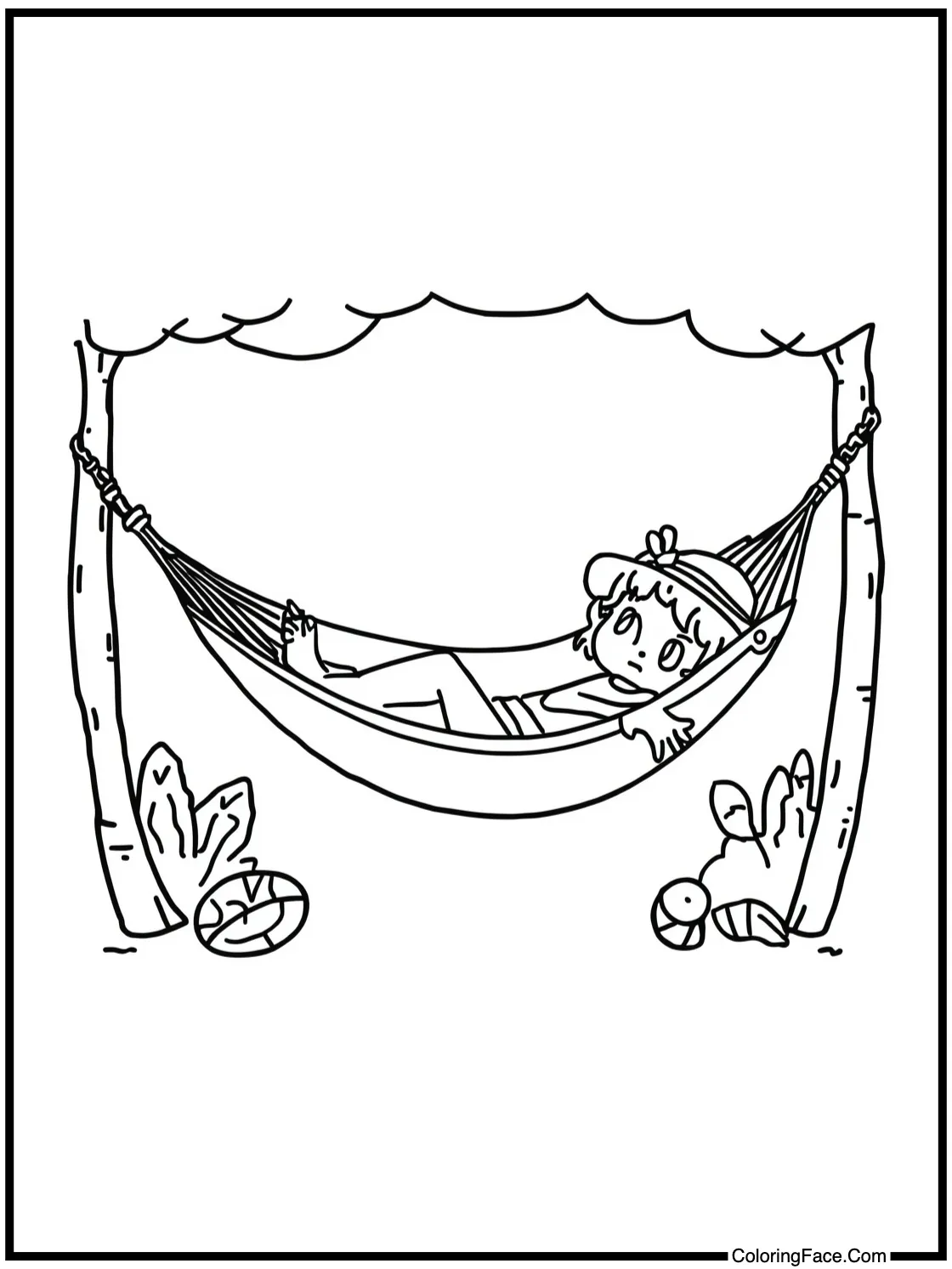 Hammock relaxing