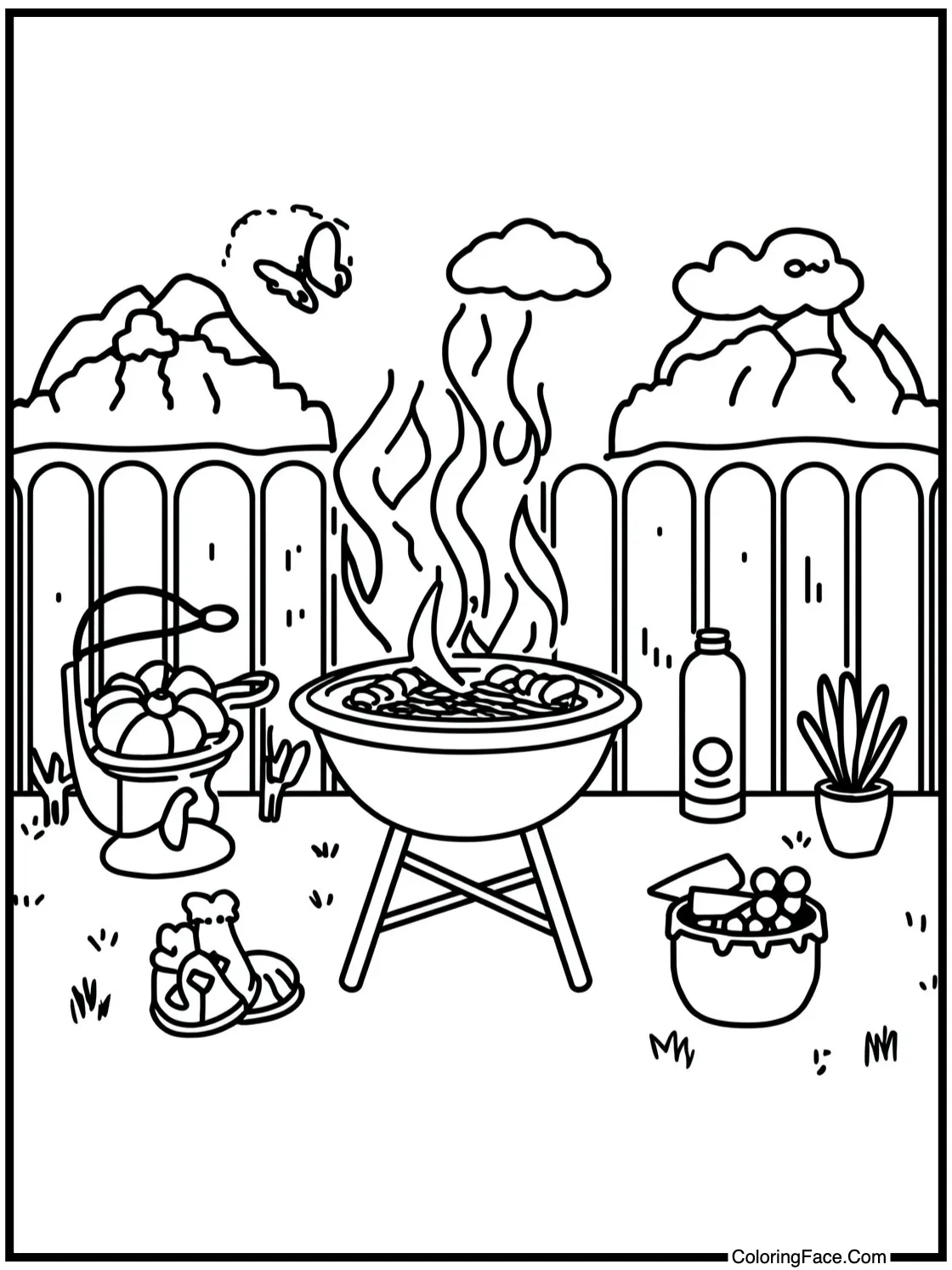 Backyard barbecue