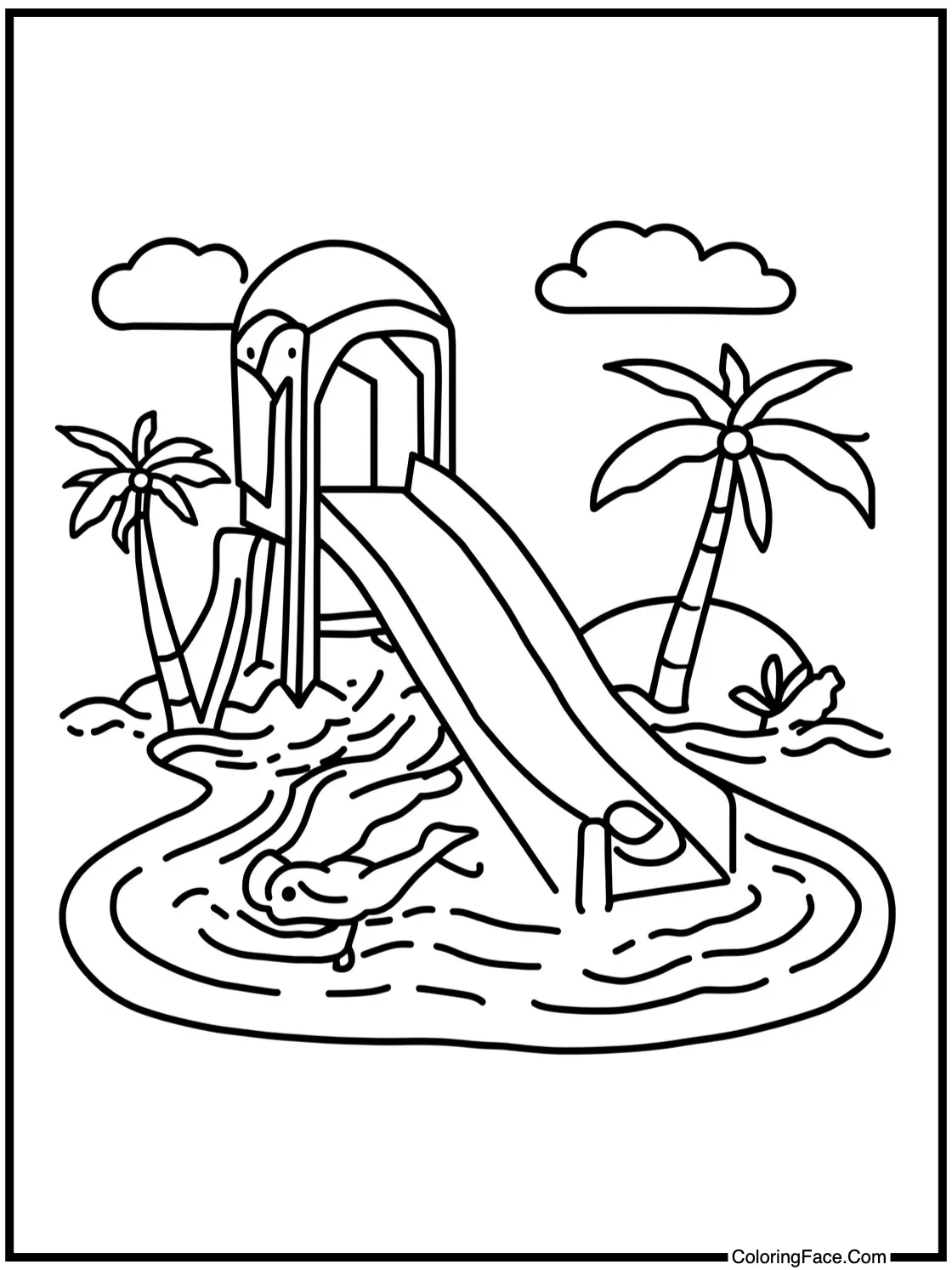 Water slide fun