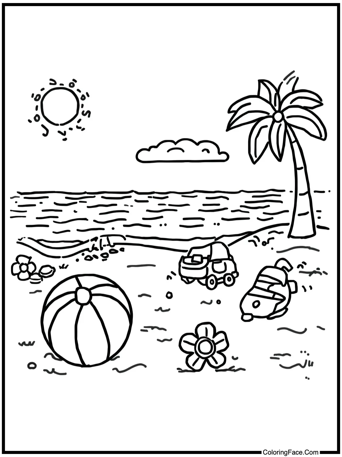 Beach ball game