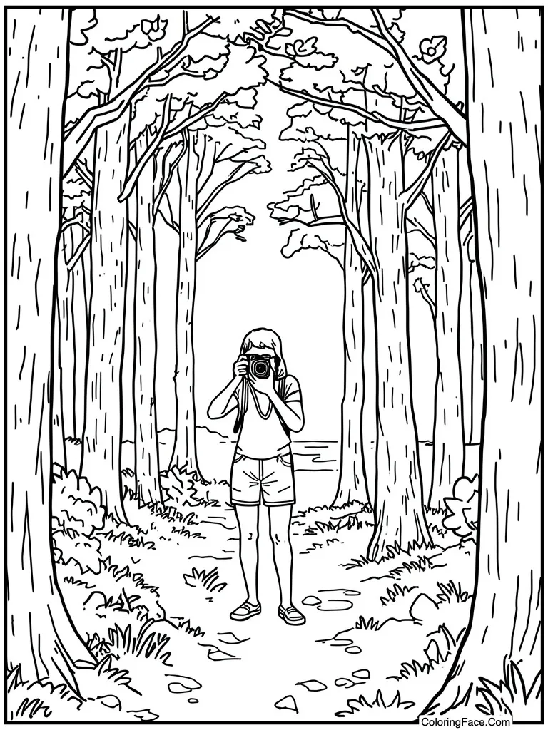 Camera taking holiday photos