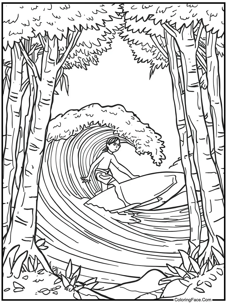 Surfing the big waves