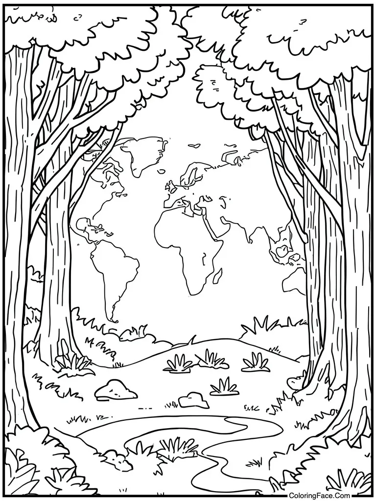 Travel the world map