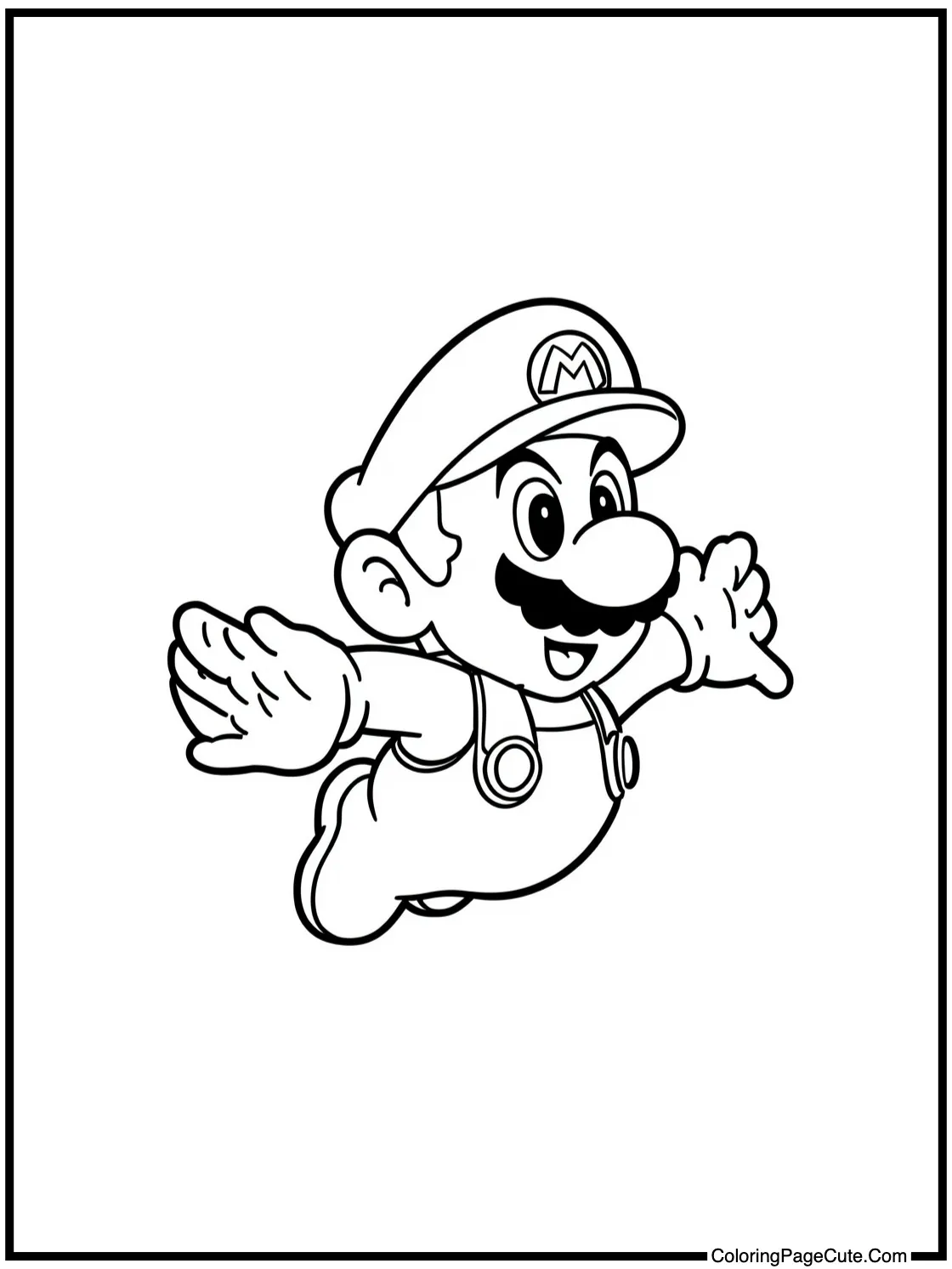 Kamek flying happily