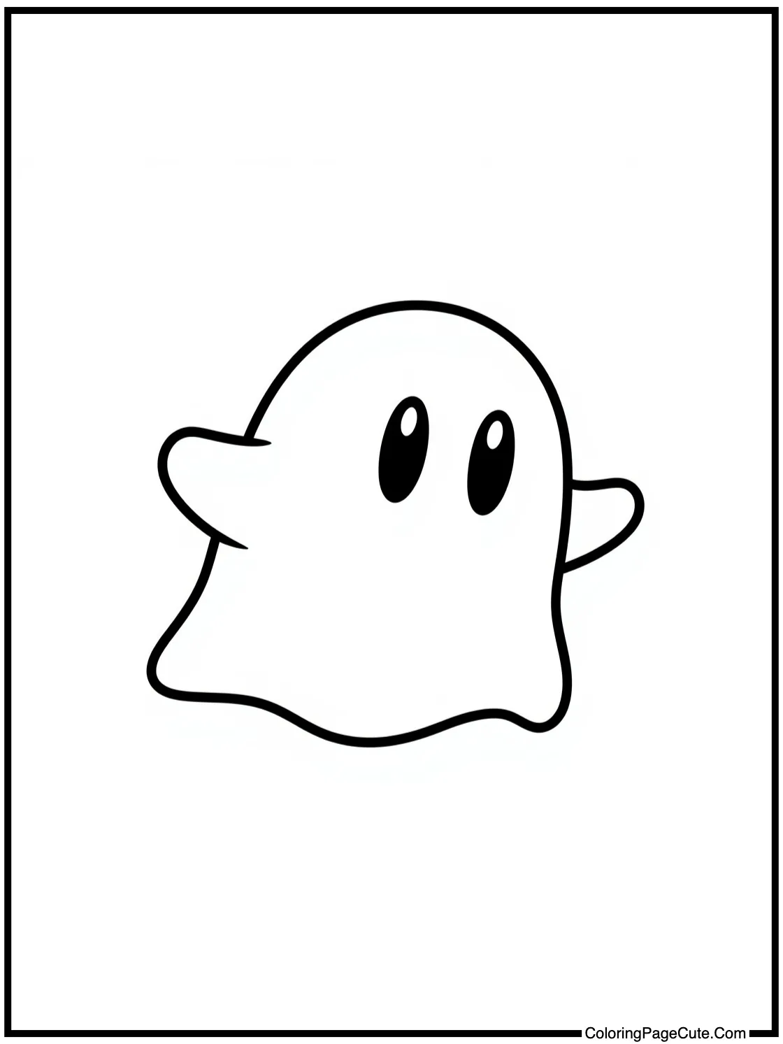 Boo hiding playfully