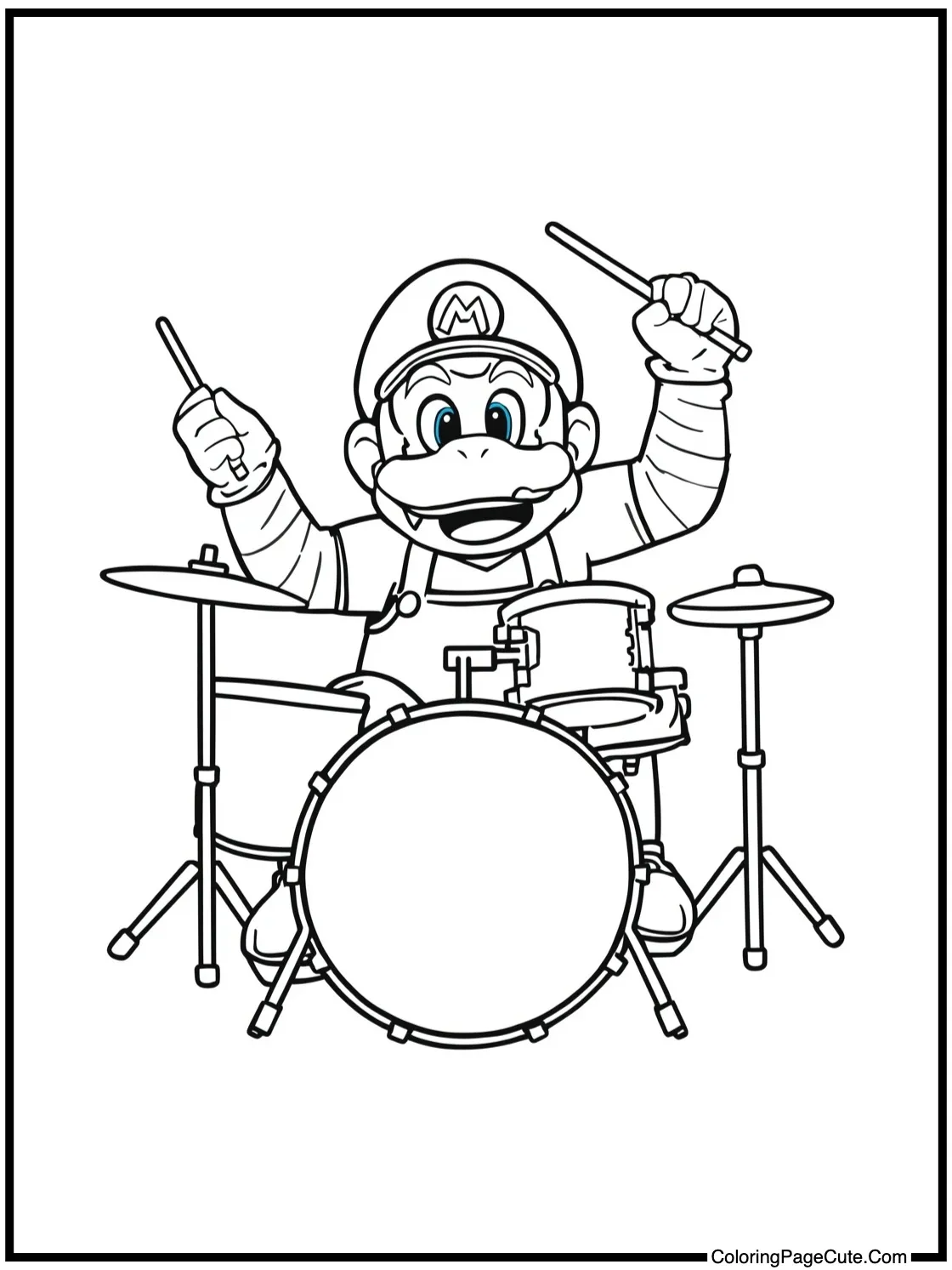 Donkey Kong drumming