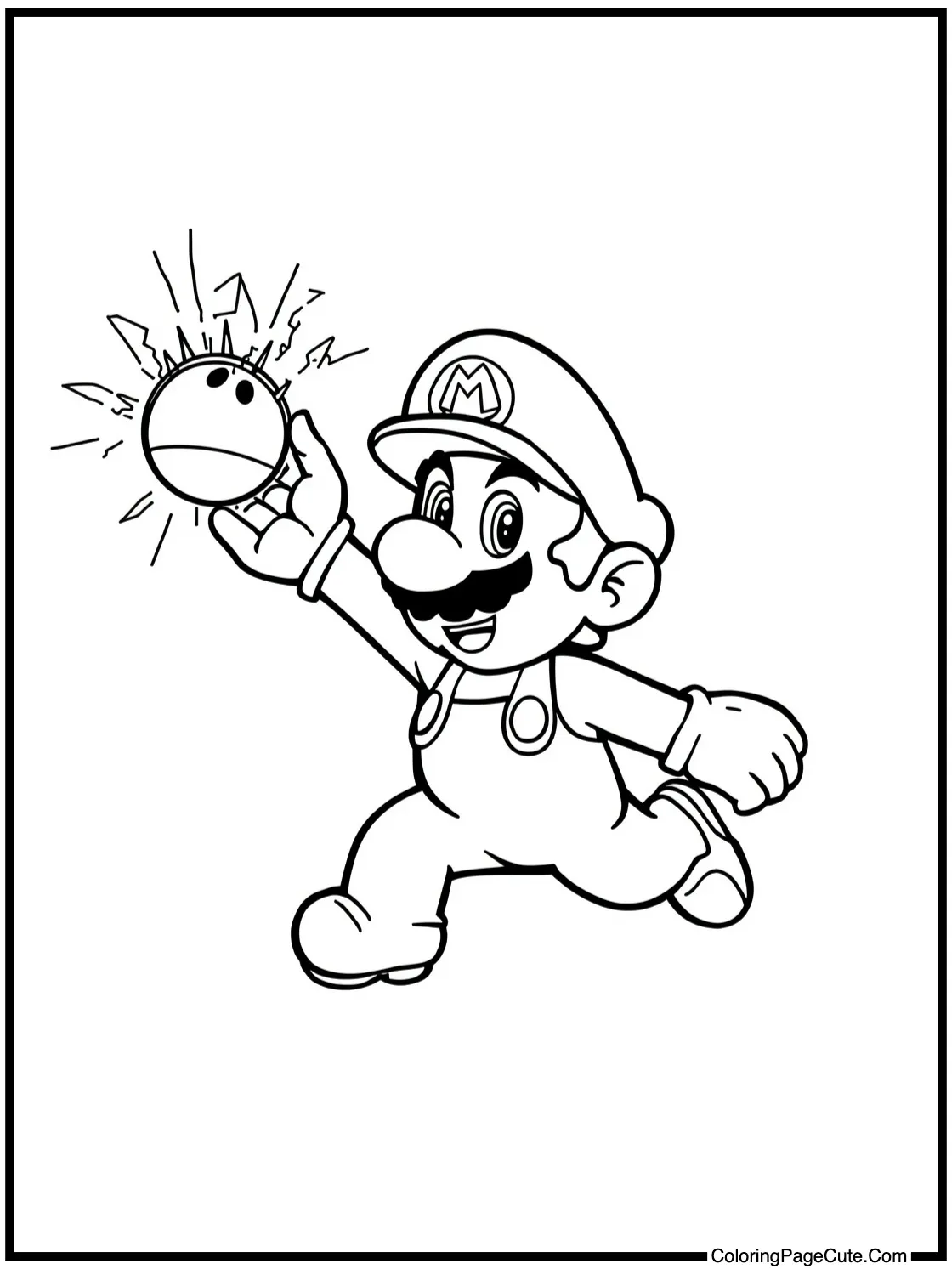 Spike throwing spiky balls