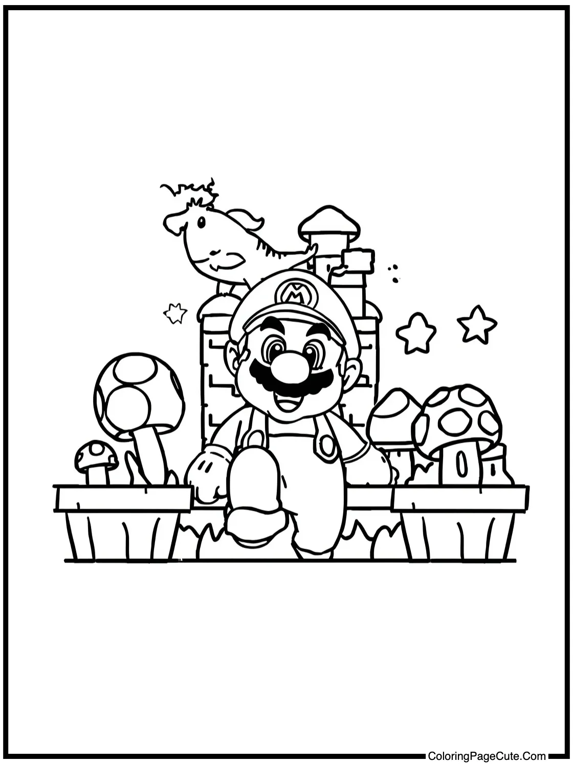 Mushroom Kingdom parade