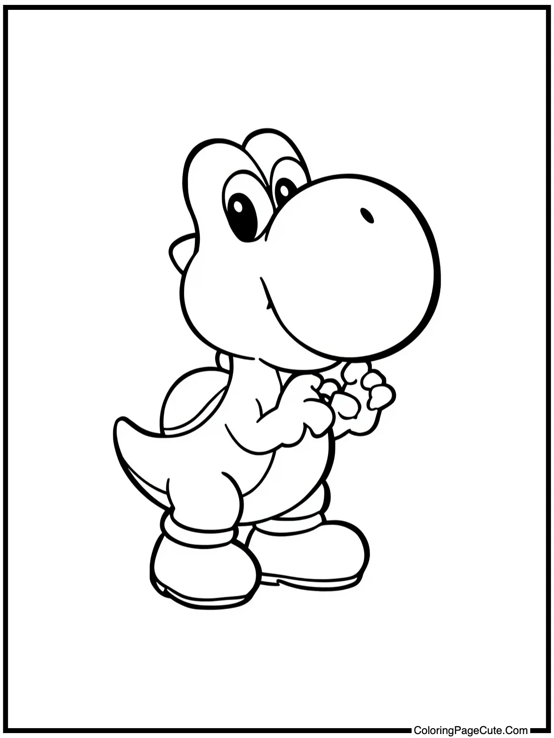 Yoshi licking things