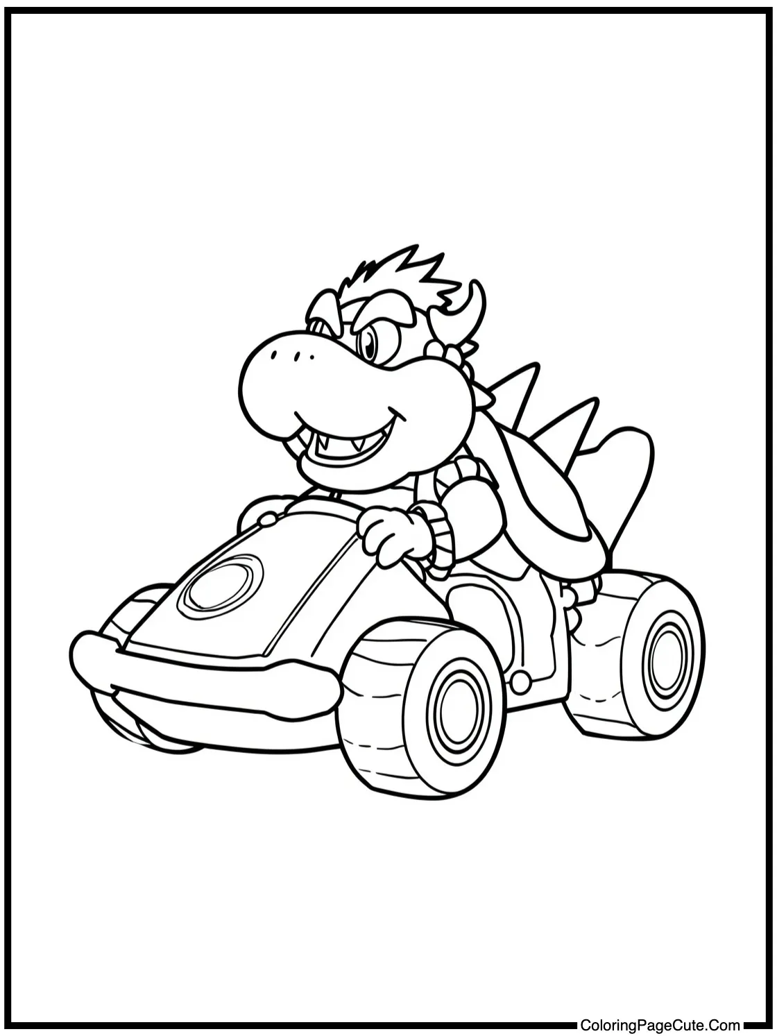 Bowser Jr clown car