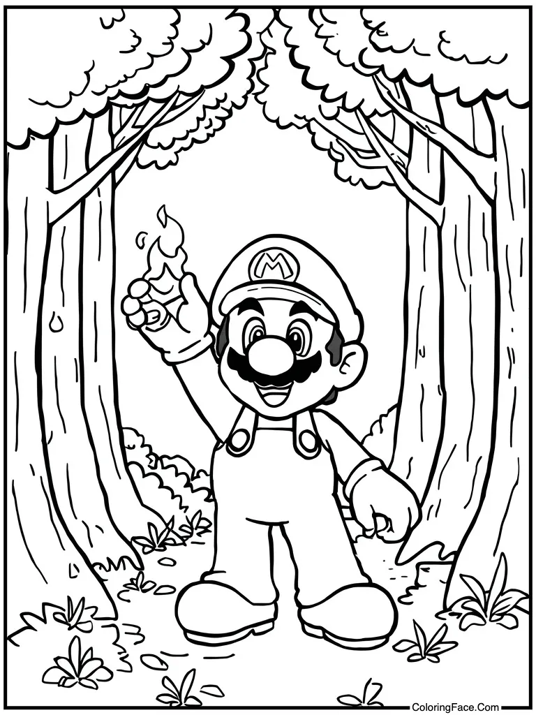 Fire flower burning bright