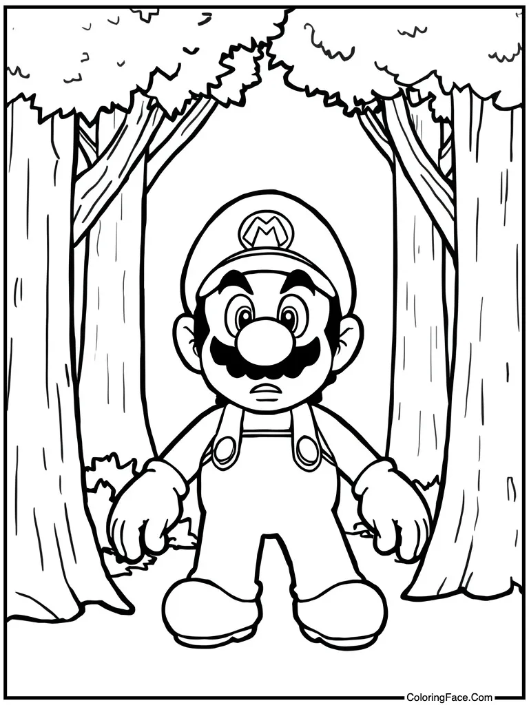 Green brother looking scared