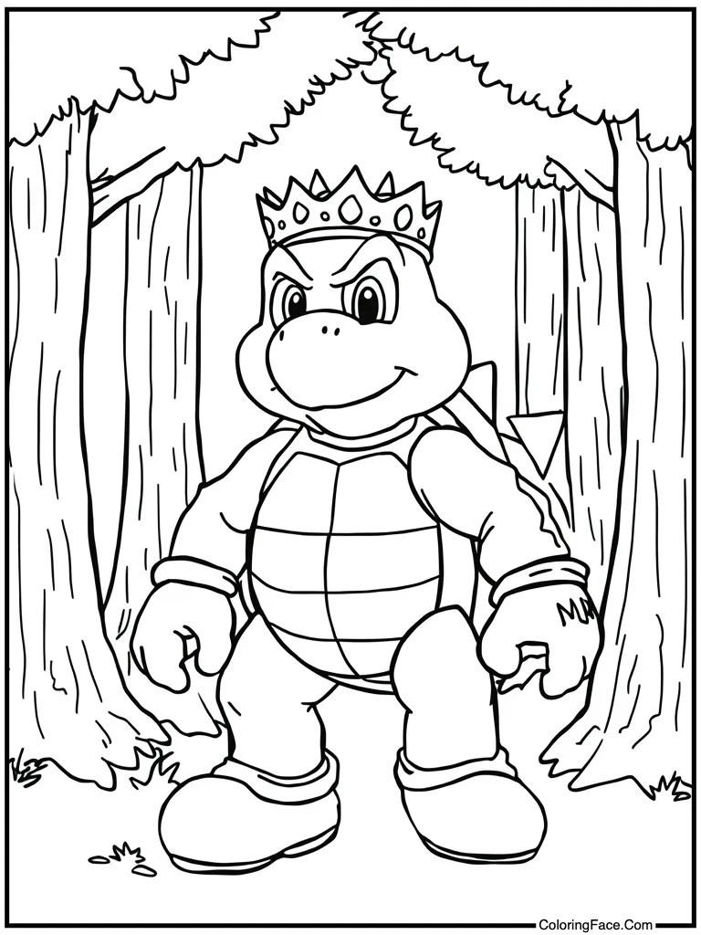 King turtle spiked shell