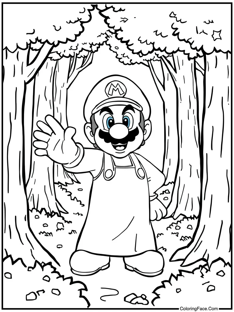 Wizard casting magic shape