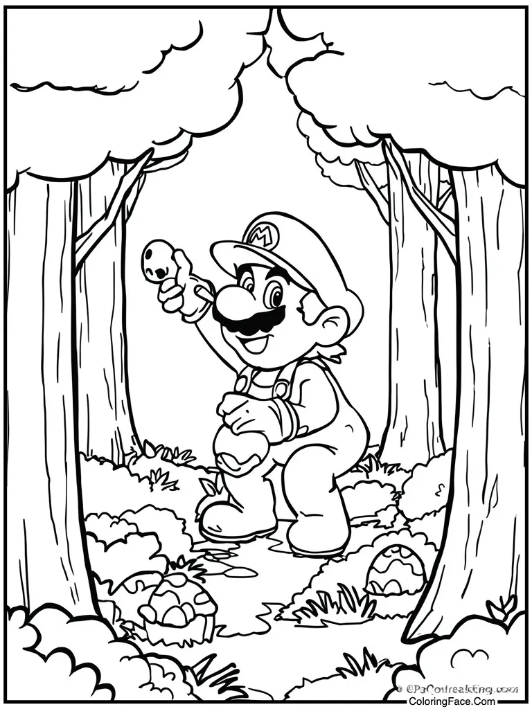 Bird spitting pink eggs