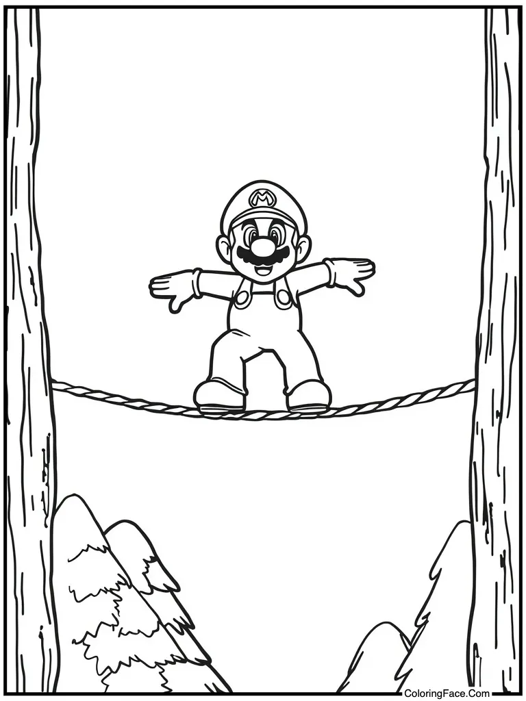 Balancing on tight rope